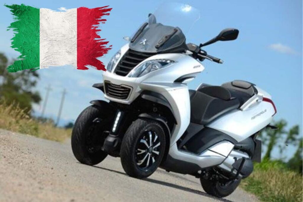 scooter metropolis peugeot e bandiera italiana